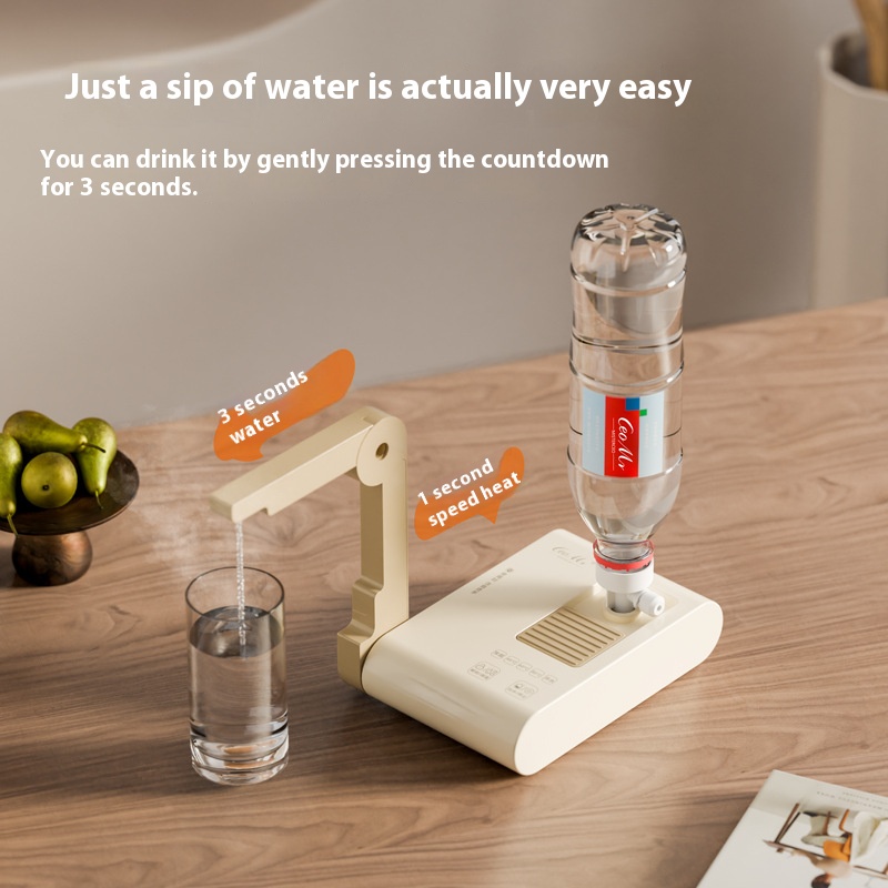 Portable folding instant water dispenser