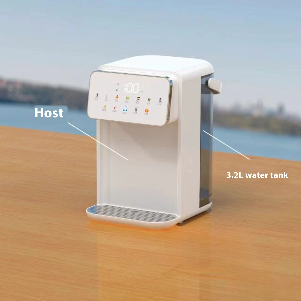3.5L instant water dispenser heats the kettle in 3 seconds