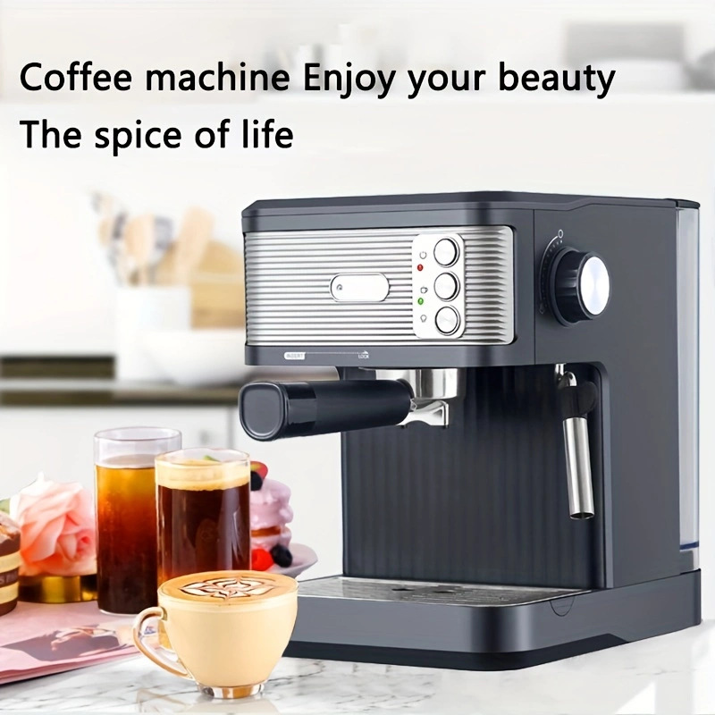 Italian coffee machine mechanical button stainless steel coffee machine